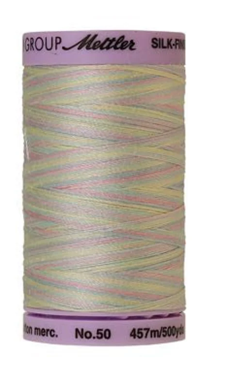 Mettler SILK-FINISH COTTON MULTI 50: 500yd-Baby Blanket 9826