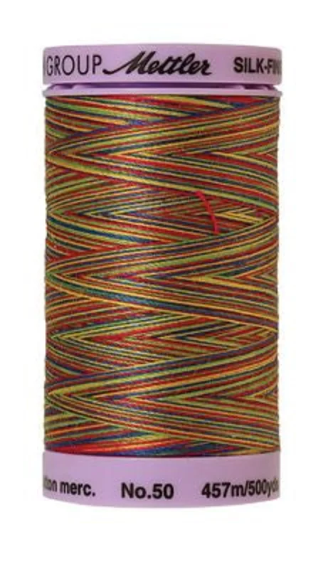 Mettler SILK-FINISH COTTON MULTI 50: 500yd-Prime Kids 9824