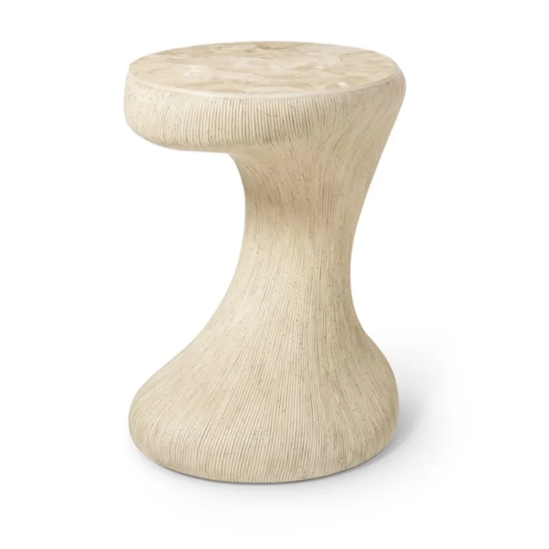Micah Outdoor Side Table, 19"W x 15"D x 22"H