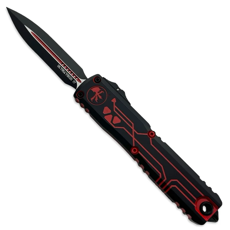 Microtech 11224-1RDROS - Ultratech D/E Gen IV Tron Signature Series Red Standard