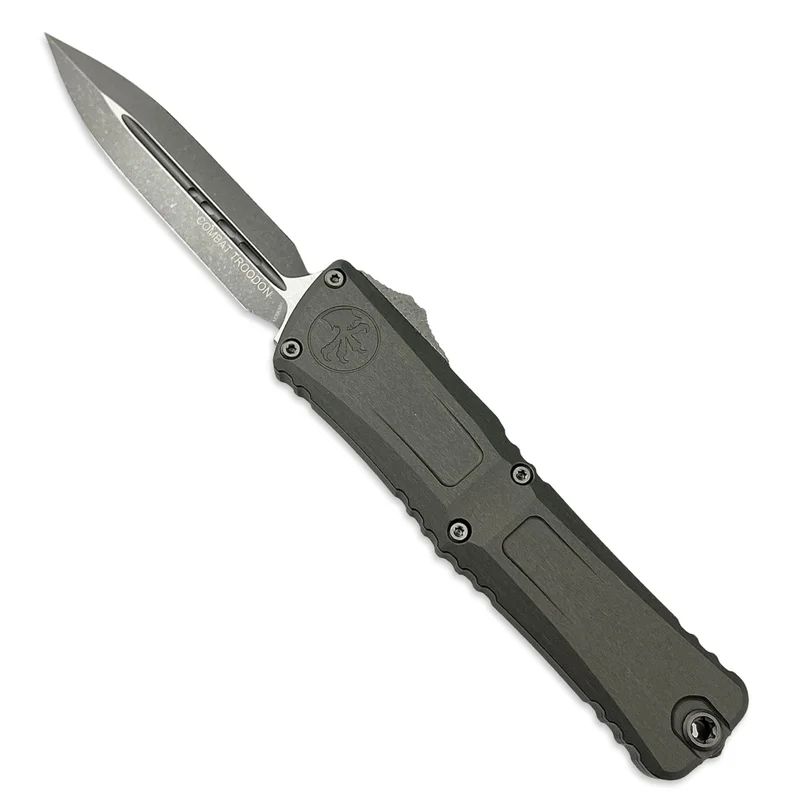 Microtech 1142-10APNC - Combat Troodon D/E Gen III Natural Clear Apocalyptic Standard