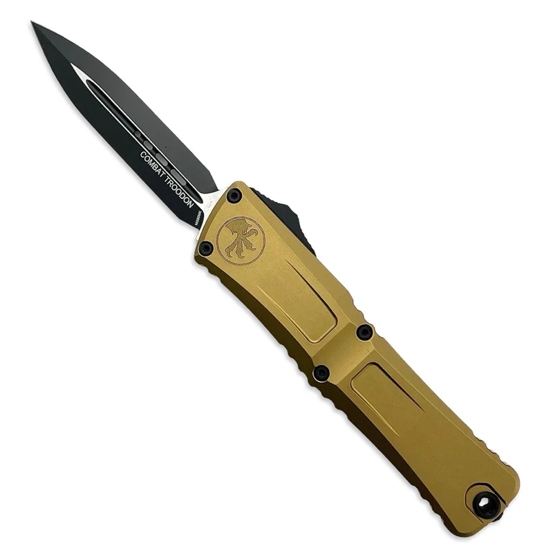 Microtech 1142-1TA - Combat Troodon D/E Gen III Tan Standard