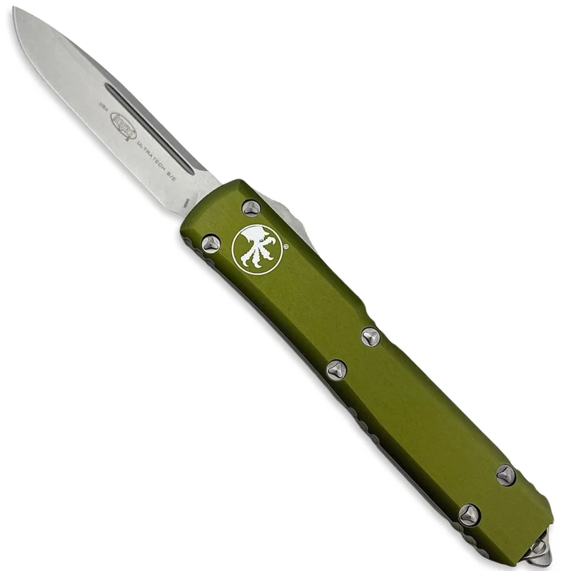Microtech 121-10OD - Ultratech S/E Stonewash Standard OD Green
