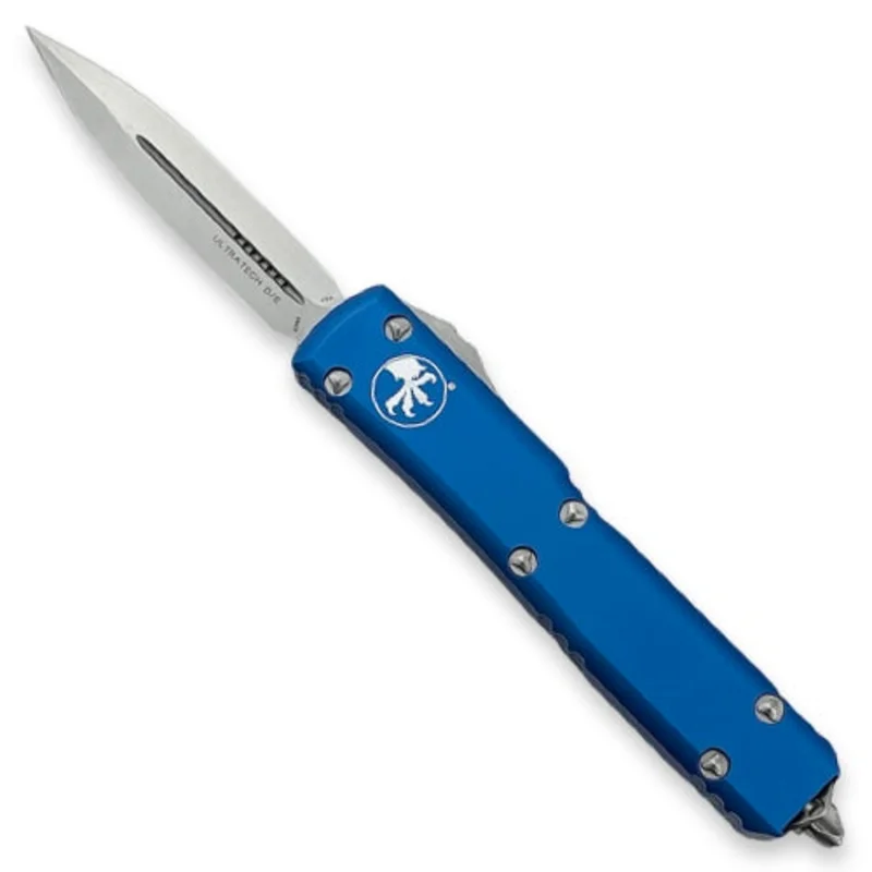 Microtech 122-10BL Ultratech D/E Blue Stonewash Standard