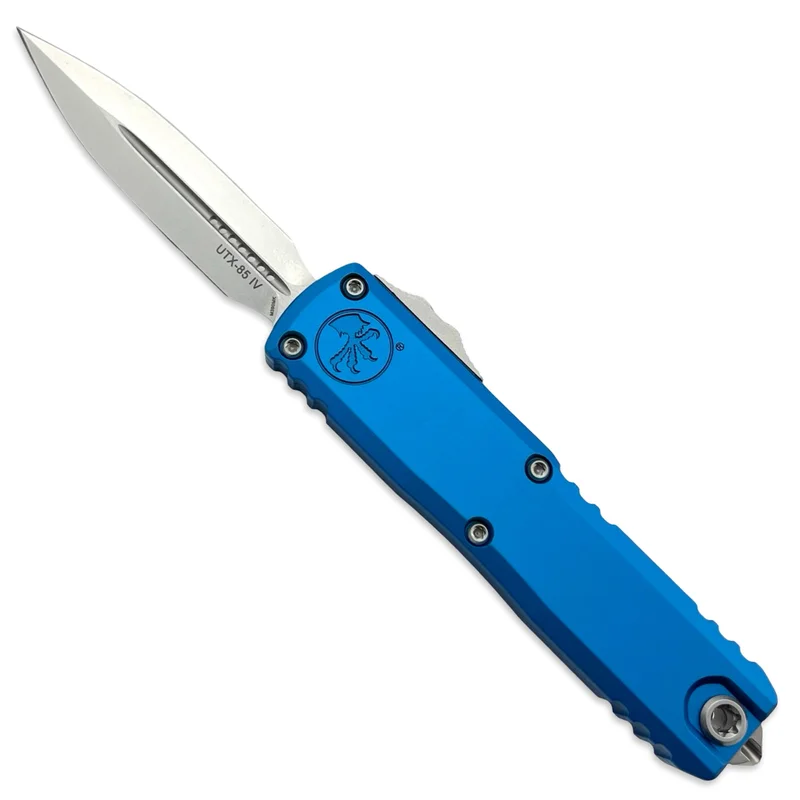 Microtech 12324-10BL - UTX-85 D/E Gen IV Blue Stonewash Standard
