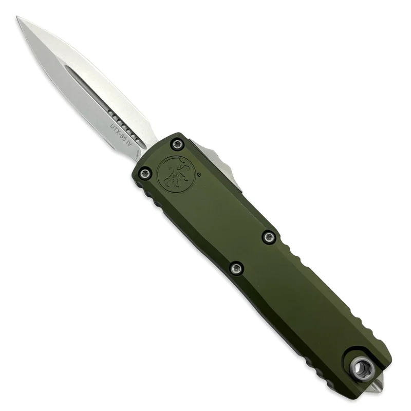 Microtech 12324-10OD - UTX-85 D/E Gen IV OD Green Stonewash Standard