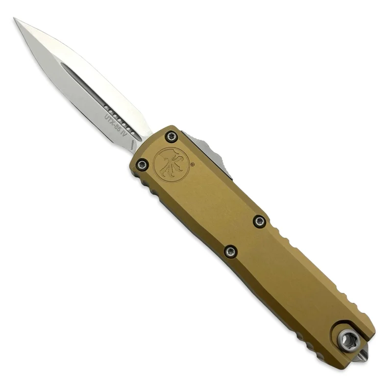 Microtech 12324-10TA - UTX-85 D/E Gen IV Tan Stonewash Standard