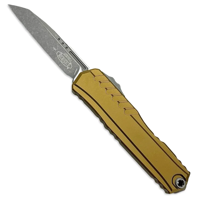 Microtech 1241-10APTA - Cypher II S/E Tan Apocalyptic Standard