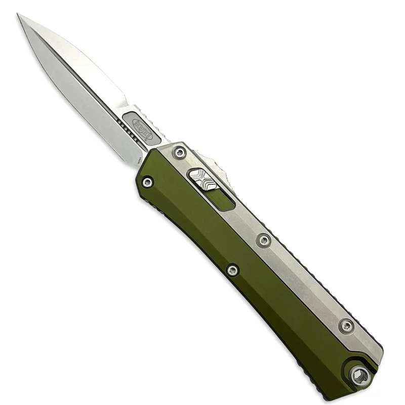 Microtech 184-10OD - Glykon Bayonet OD Green Stonewash Standard Nickel Boron Internals