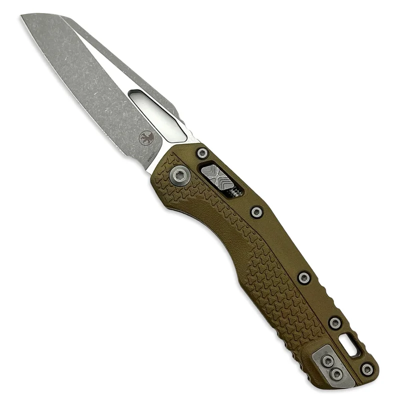 Microtech 210T-10APPMDE - MSI S/E Tri-Grip Polymer Dark Earth Apocalyptic Standard