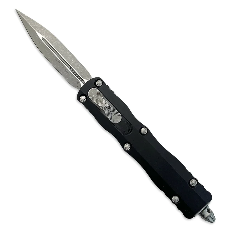 Microtech 225-10AP - Dirac D/E Stonewash Standard Apocalyptic