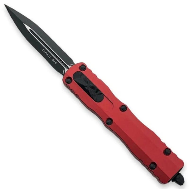 Microtech 225-1RD - Dirac D/E Black Standard Red