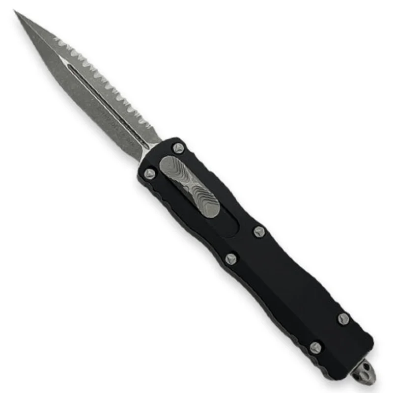 Microtech 227-12AP - Dirac Delta D/E Apocalyptic Full Serrated