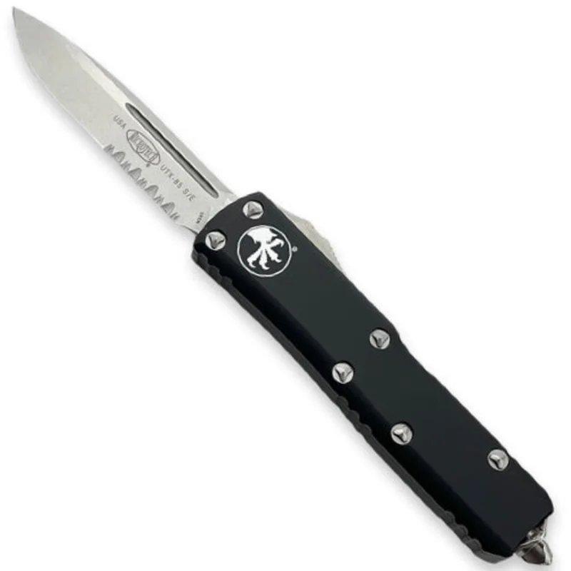 Microtech 231-11 UTX-85 S/E Stonewash Partially Serrated