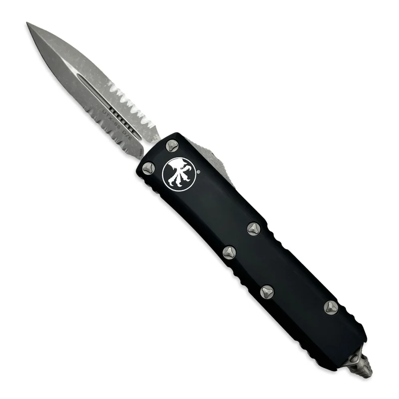 Microtech 232-11AP - UTX-85 D/E Apocalyptic Standard Partially Serrated