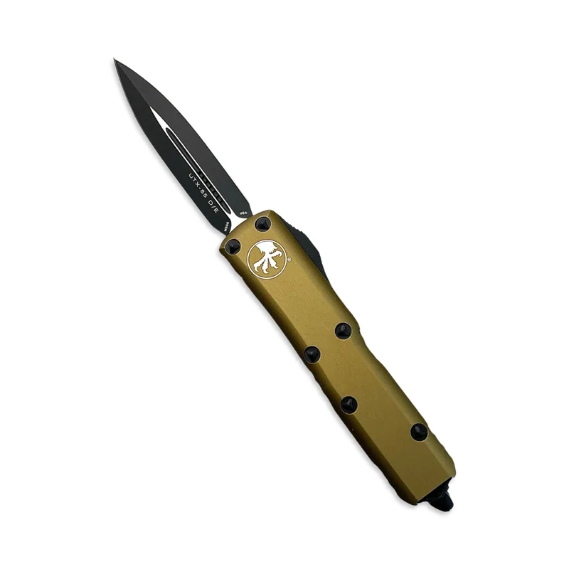 Microtech 232-1TA - UTX-85 D/E Black Standard Tan