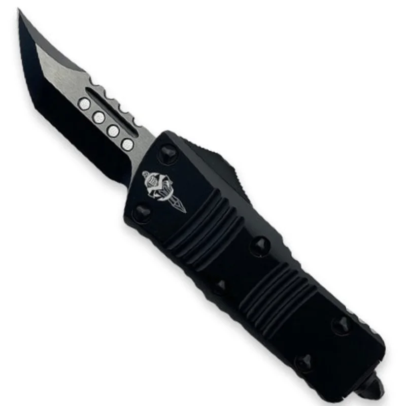 Microtech 819-1TS - Mini Troodon Hellhound Black Standard