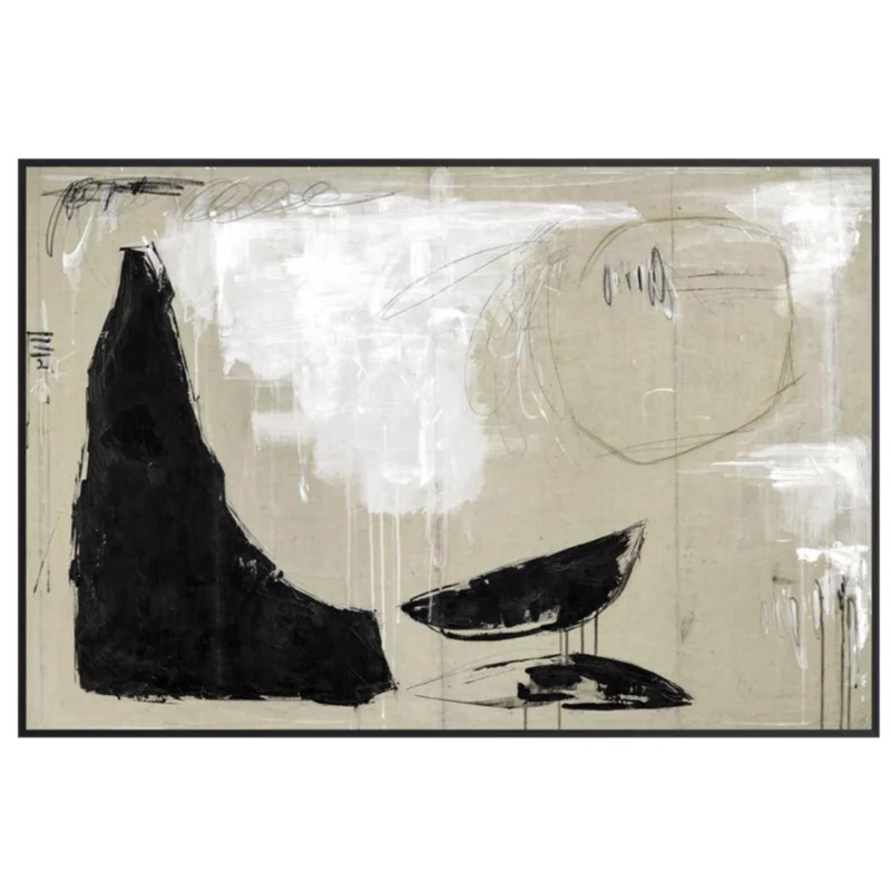 Mid - Trebuchet - Framed Canvas, 73"W x 49"H