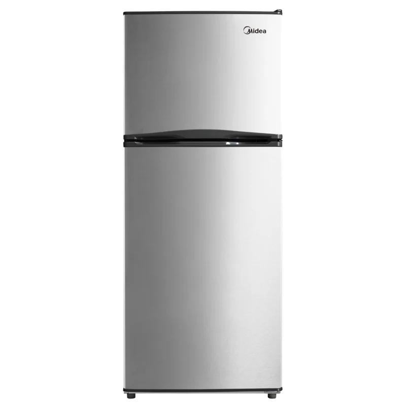 Midea - 24 Inch 11.5 cu. ft Top Mount Refrigerator in Stainless - MRT12B2AST STAINLESS STEEL