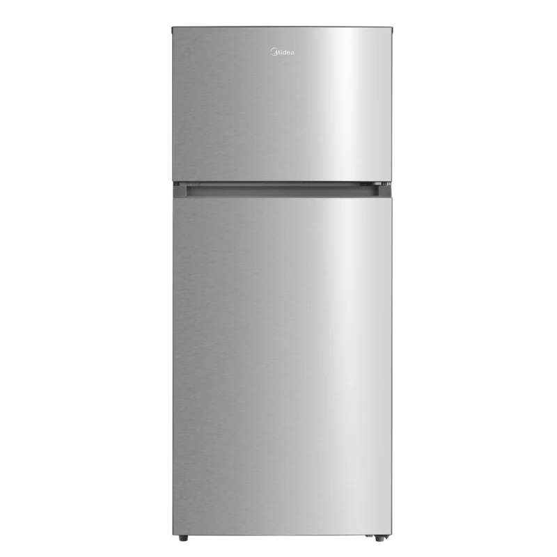 Midea - 27.5 Inch 16.1 cu. ft Top Mount Refrigerator in Stainless - MRT16D2BST STAINLESS STEEL