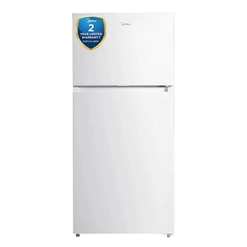 Midea - 27.6 Inch 14.2 cu. ft Top Mount Refrigerator in White - MRT14D2BWW White