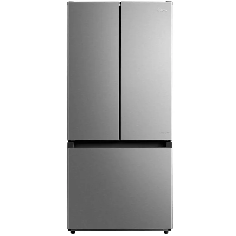 Midea - 29.5 Inch 18.4 cu. ft French Door Refrigerator in Stainless - MRF18B4AST Stainless