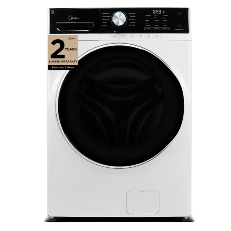 Midea - 5.2 cu. Ft Front Load Washer in White - MLH52N4AWW White