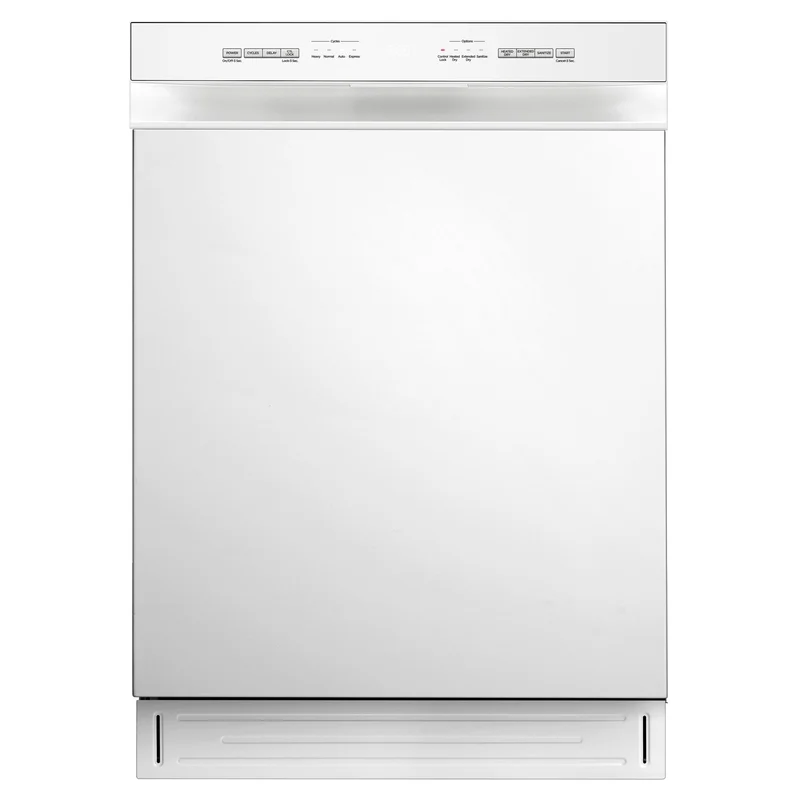 Midea - 52 dBA Built In Dishwasher in White - MDF24P2BWW White