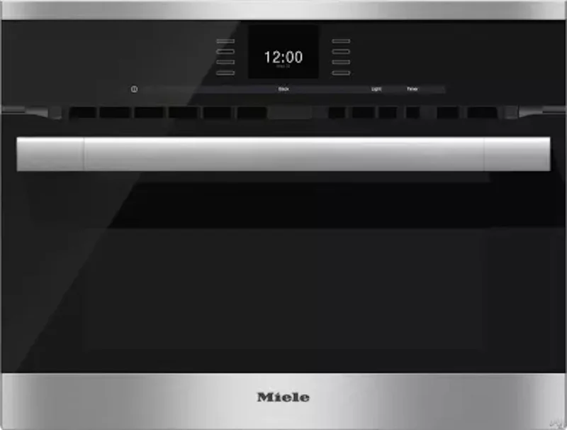 Miele - 1.5 cu. ft Speed Wall Oven in Stainless - H6500BM SS Stainless