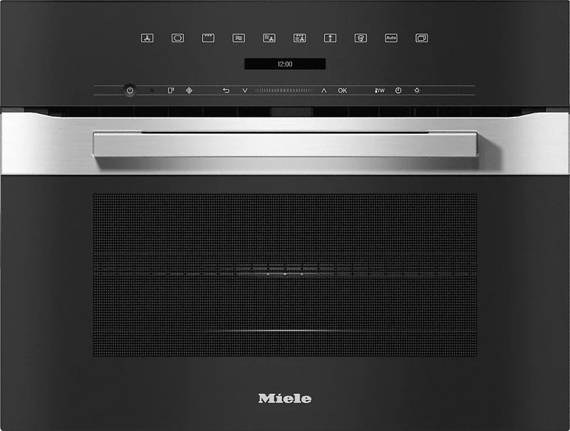Miele - 1.52 cu. ft Speed Wall Oven in Stainless - H 7240 BM Stainless