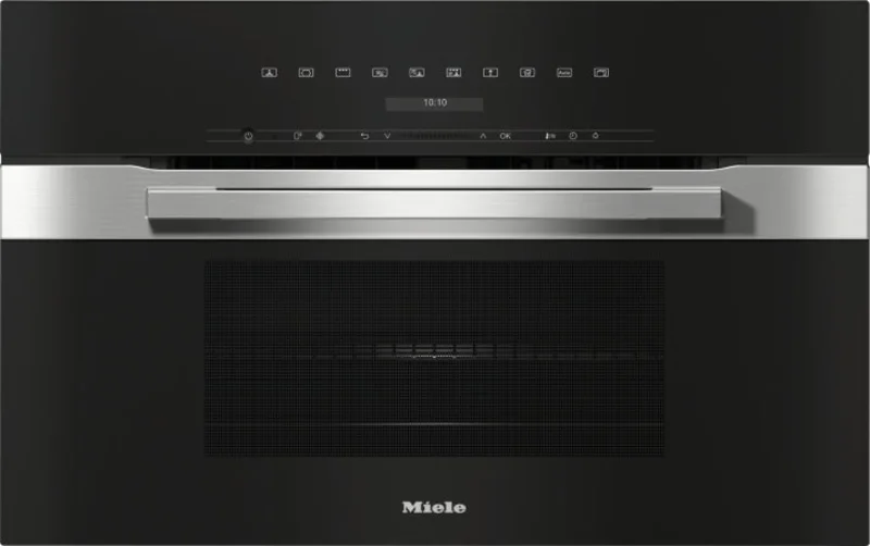 Miele - 1.52 cu. ft Speed Wall Oven in Stainless - H 7270 BM Stainless