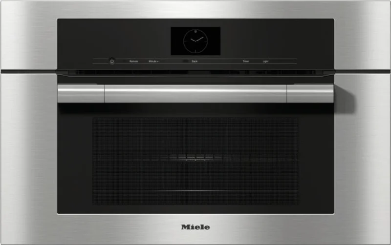 Miele - 1.52 cu. ft Speed Wall Oven in Stainless - H 7570 BM Stainless
