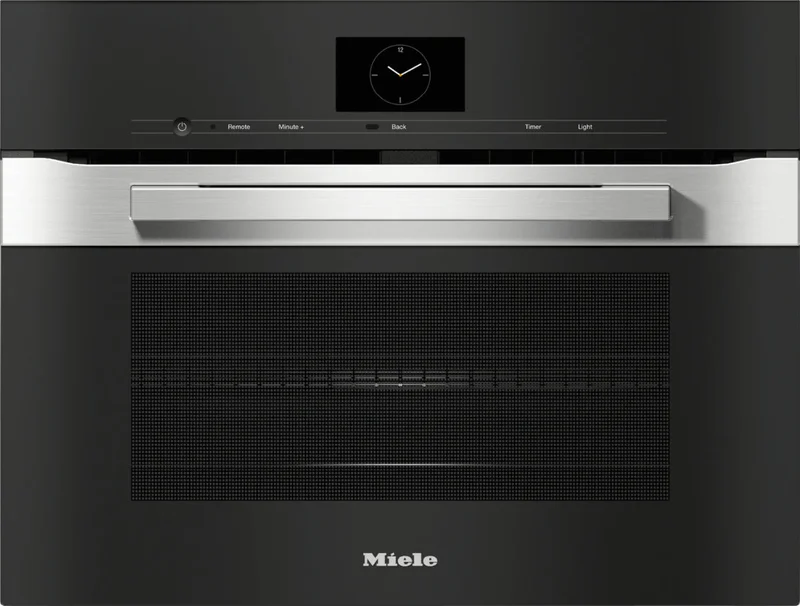 Miele - 1.52 cu. ft Speed Wall Oven in Stainless - H 7640 BM Stainless