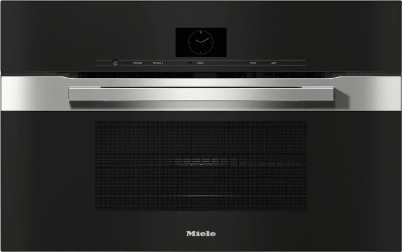 Miele - 1.52 cu. ft Speed Wall Oven in Stainless - H 7670 BM Stainless