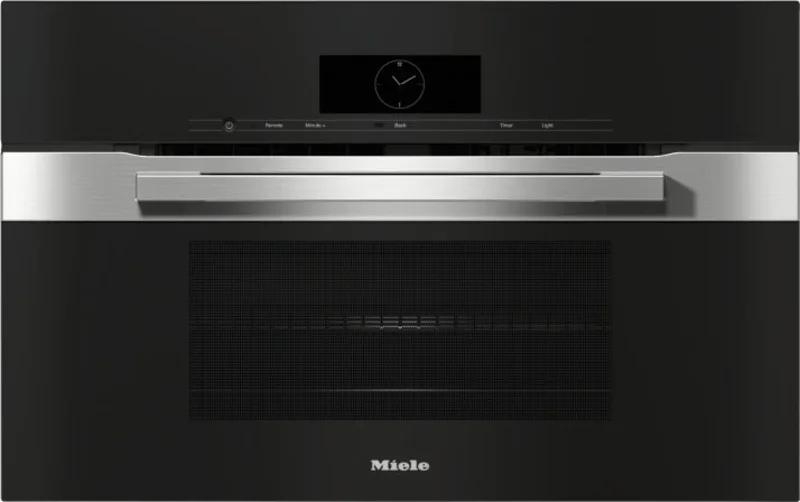 Miele - 1.52 cu. ft Speed Wall Oven in Stainless - H 7870 BM Stainless
