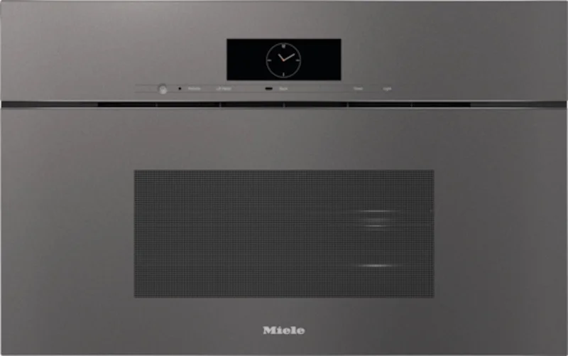 Miele - 1.8 cu. ft Combination Wall Oven in Grey - DGC 7870X GRGR Grey