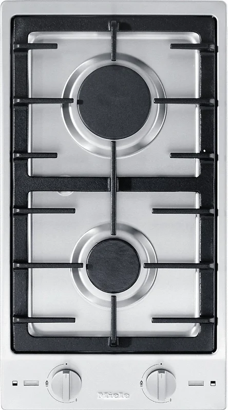 Miele - 11.375 inch wide Gas Cooktop in Stainless - CS1012-1 G Stainless