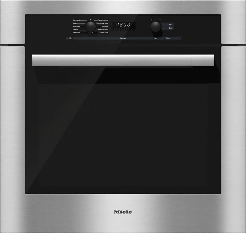 Miele - 130 L Single Wall Oven in Stainless - H 6180 BP Stainless