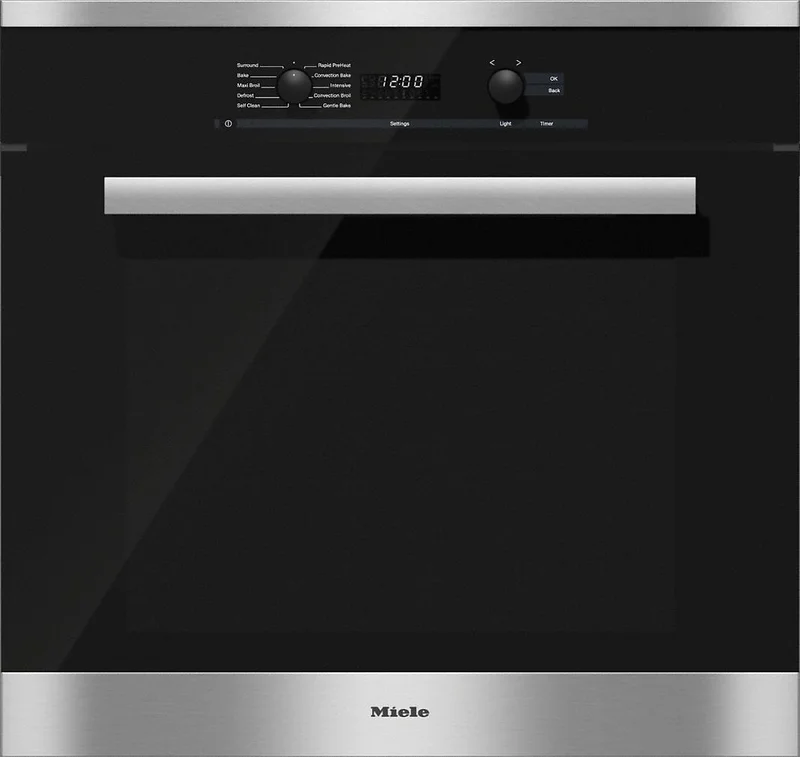 Miele - 130 L Single Wall Oven in Stainless - H 6280 BP Stainless