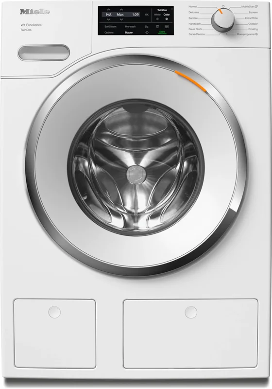 Miele - 2.3 cu. Ft Compact Washer in White - WXF660 White