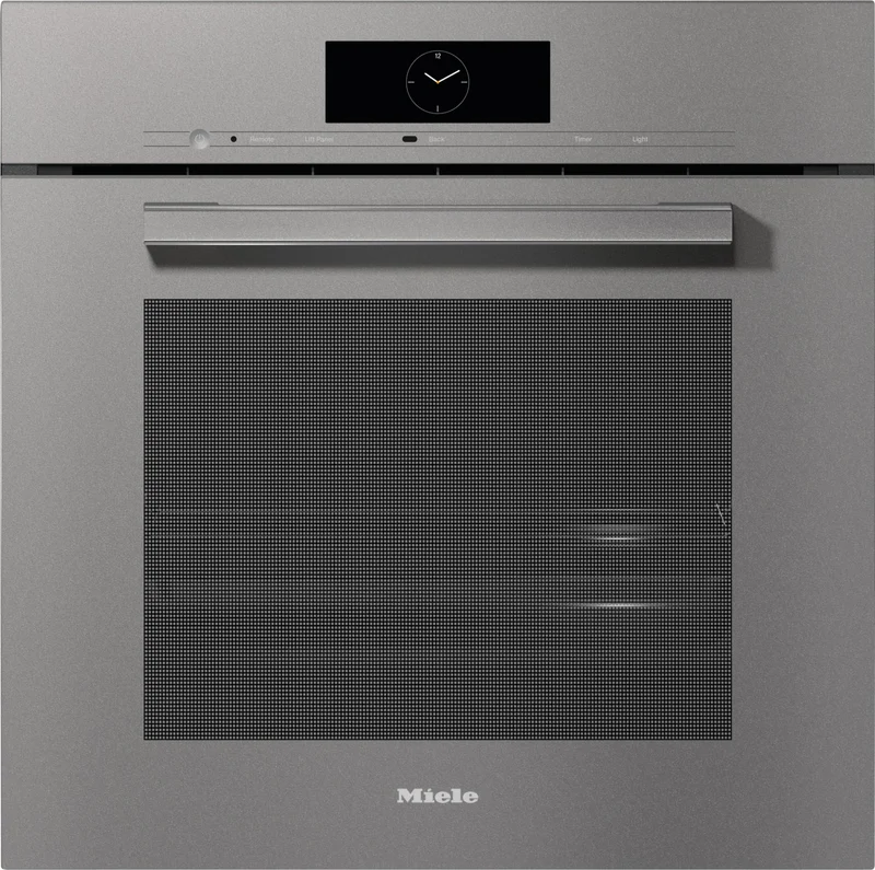 Miele - 2.4 cu. ft Combination Wall Oven in Grey - DGC 7860 GRGR Grey