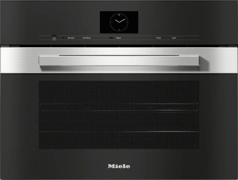 Miele - 23.5 inch Steam Wall Oven in Stainless - DGC 7640 Stainless