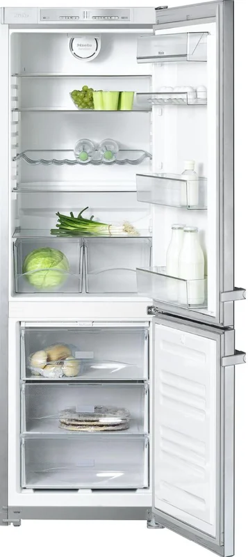 Miele - 23.625 Inch 14.8 cu. ft Bottom Mount Refrigerator in Stainless - KFN12823SD Stainless