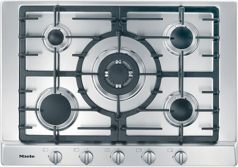Miele - 29.625 inch wide Gas Cooktop in Stainless - KM2032 G Stainless