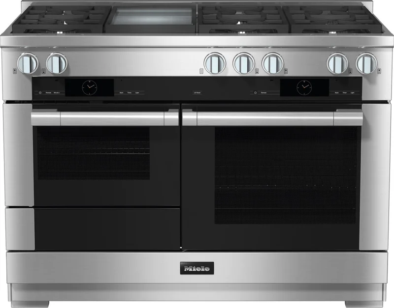 Miele - 3.2 cu. ft Gas Range in Stainless - HR 1956-3 LP GD DF Stainless