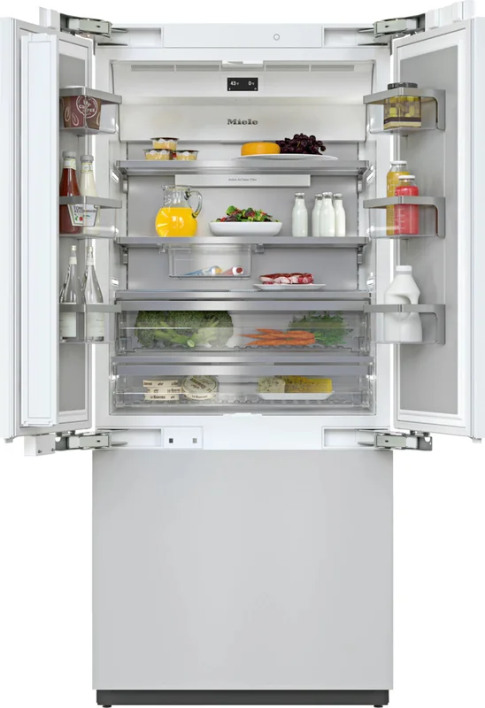 Miele - 35.75 Inch 19.42 cu. ft Built In / Integrated French Door Refrigerator in Panel Ready - KF2982VI Panel Ready