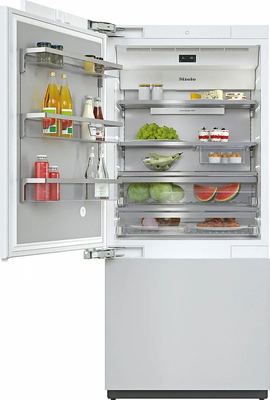 Miele - 35.75 Inch 19.6 cu. ft Bottom Mount Refrigerator in Panel Ready - KF 2911 VI Panel Ready