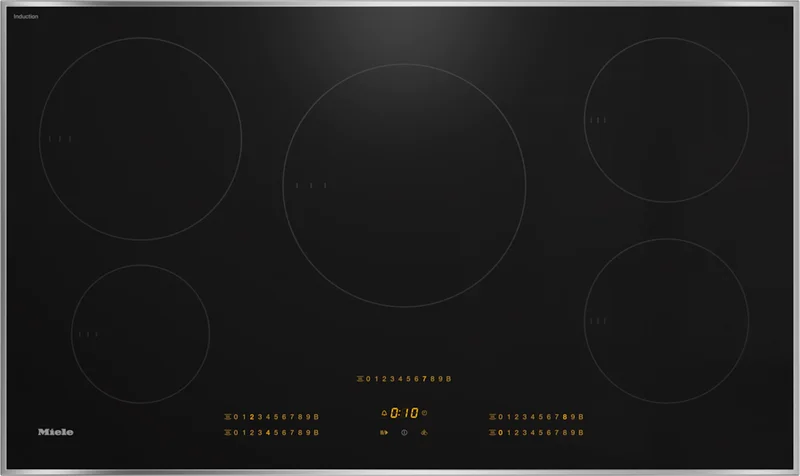 Miele - 36.1 Inch Induction Cooktop in Stainless - KM 7740 FR Stainless