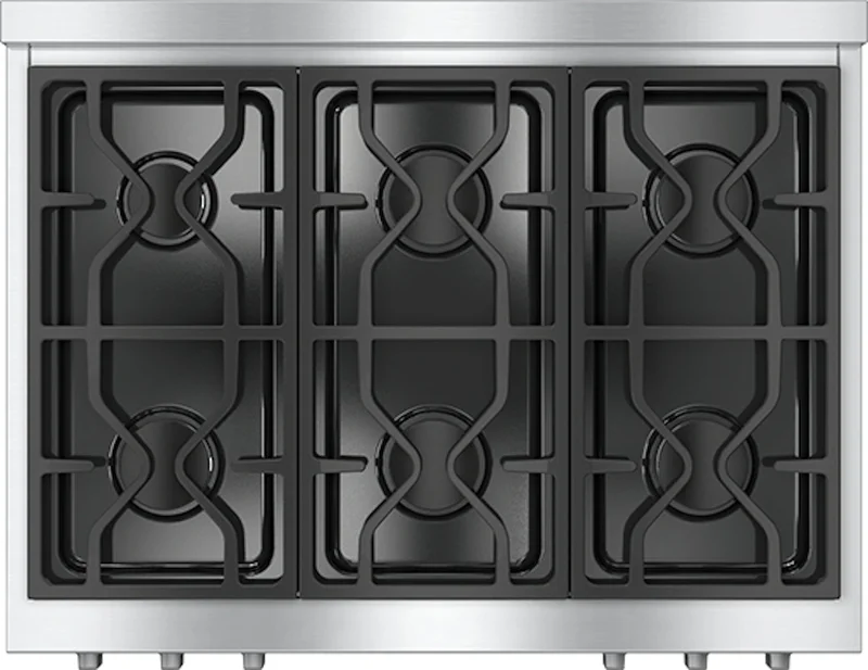 Miele - 36 Inch Gas Cooktop in Stainless - KMR 1134-3 LP Stainless