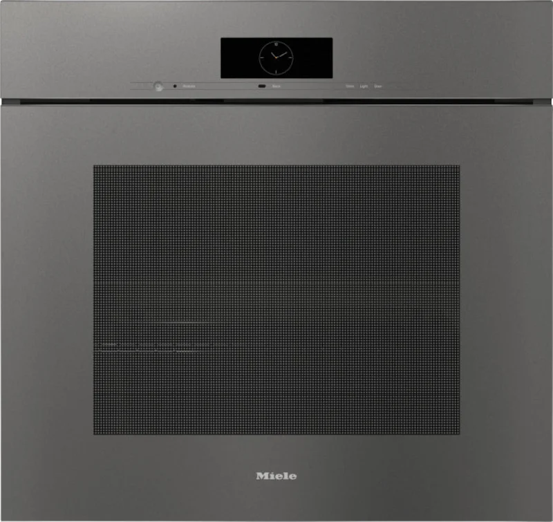Miele - 4.59 cu. ft Single Wall Oven in Grey - H 7880 BPX Grey